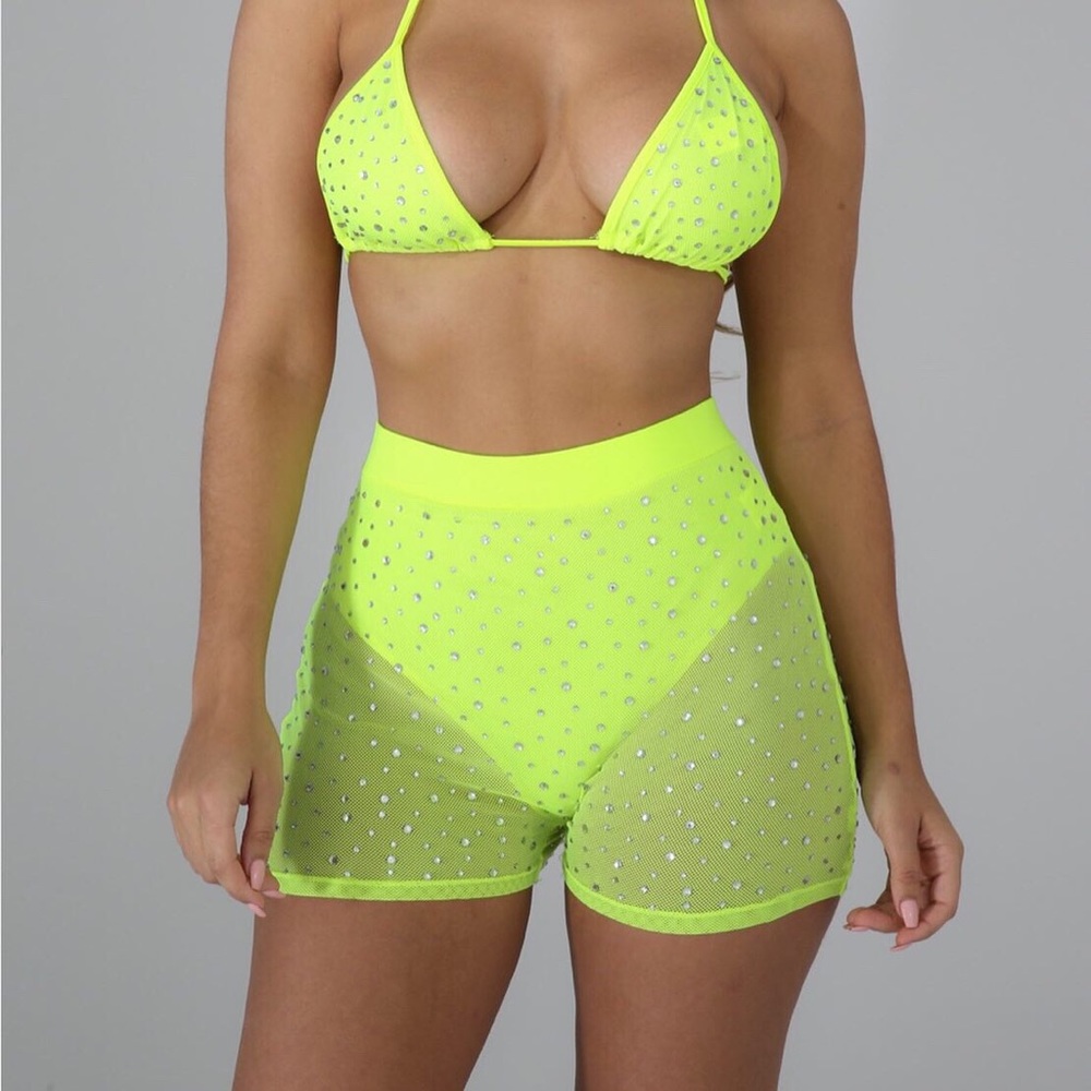 Neon Green Swim Set